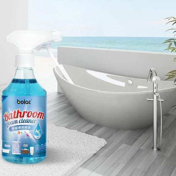 Schaumbasierter Badezimmer- und Kalkreiniger