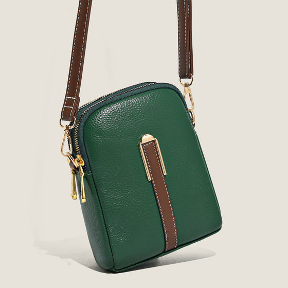 Neue Handytasche aus Leder mit Litschimuster