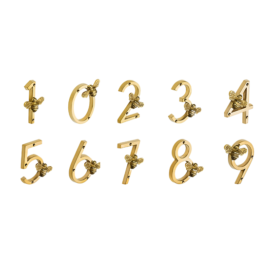 Biene Hausnummer Zeichen