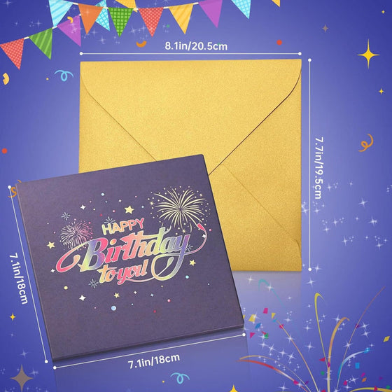 Glückwunschkarte zum Geburtstag mit Pop-up