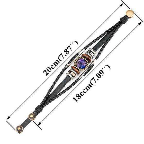 Sternzeichen-Zeitstein-Armband