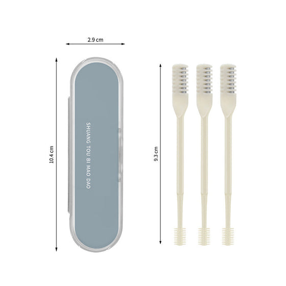 Doppelköpfiges Haarmesser aus Edelstahl