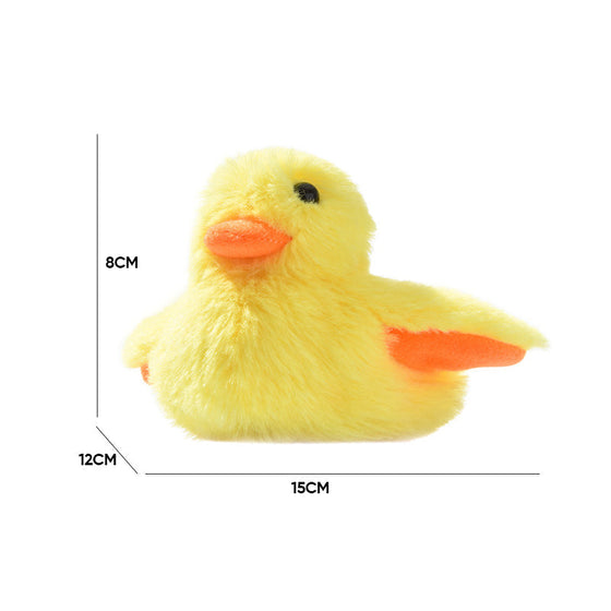 Gelbes Entenspielzeug für Katze