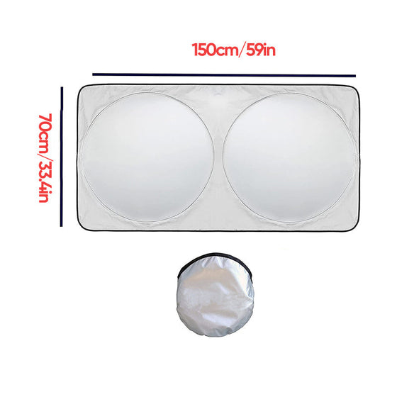 Auto-Sonnenblende Sonnenblende mit zwei Ringen