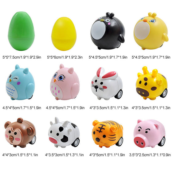 Ostereierfüller mit Pull Back Cars Toy