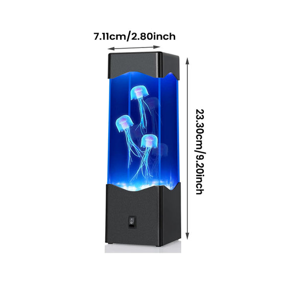 Multicolor-Quallen-Lavalampe