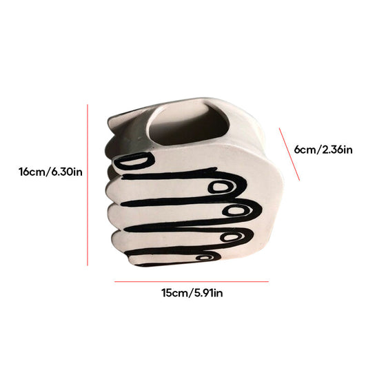 Einzigartige Handvase