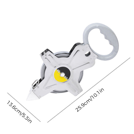 Tragbares Bandmaß aus Edelstahl