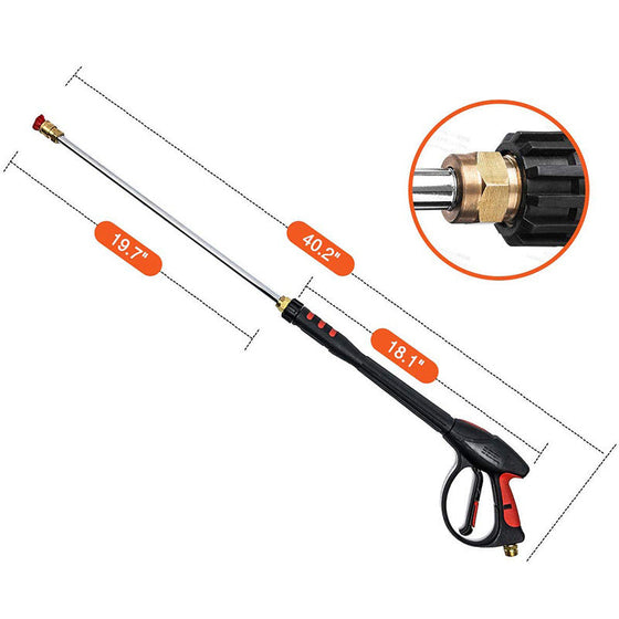 Teleskop-Hochdruckreinigungsstab-Set