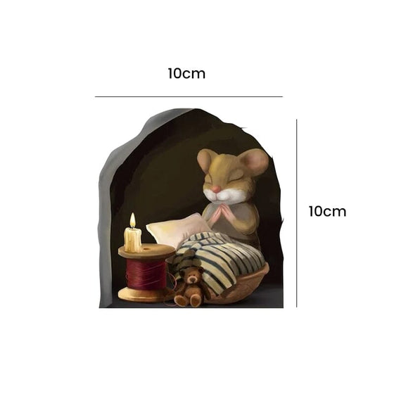 Maus Wandtattoo Aufkleber