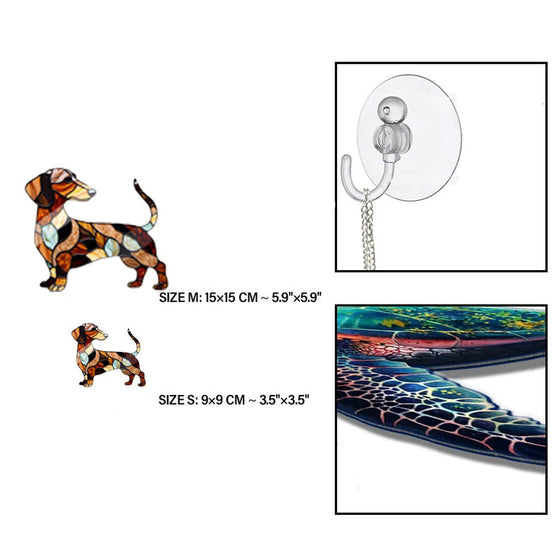 Dackel-Fensteranhänger