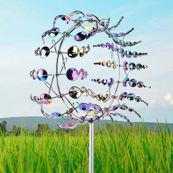 Garden Magic Kinetische Windmühle aus Metall