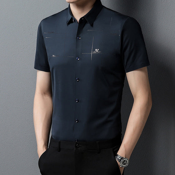 Herren-Businesshemd aus Eisseide