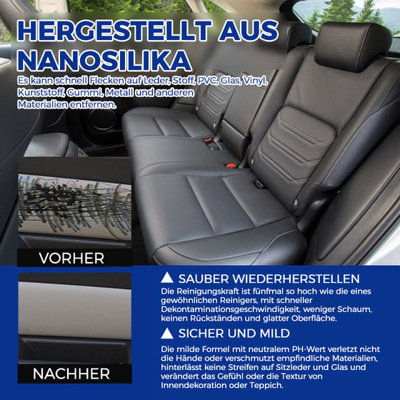 Volleffekt-Reiniger für Autoinnenteppiche aus Leder