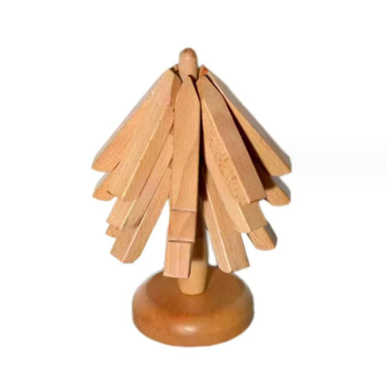 Schwarzer Walnussholz Untersetzer