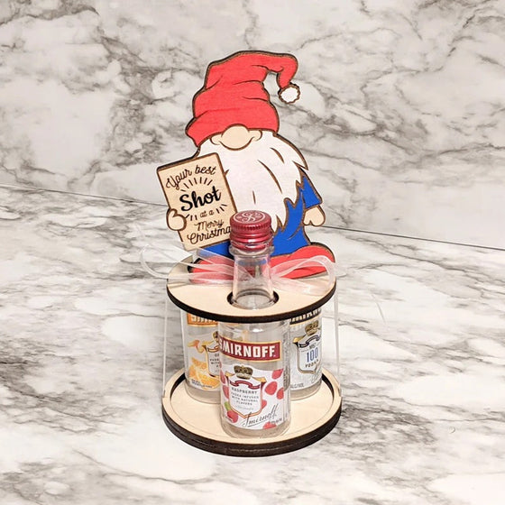 Weihnachts-Mini-Weinflaschenhalter