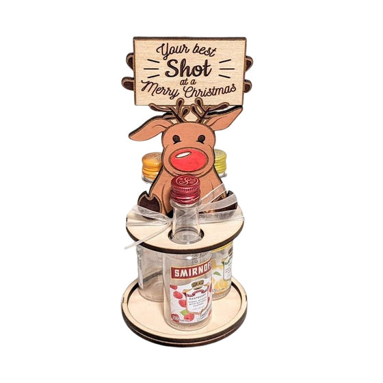 Weihnachts-Mini-Weinflaschenhalter