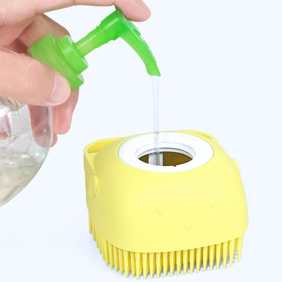 Weiche Silikon-Bademassagebürste