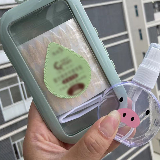 Unsichtbare doppelte Augenlidstreifen