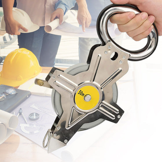 Tragbares Bandmaß aus Edelstahl