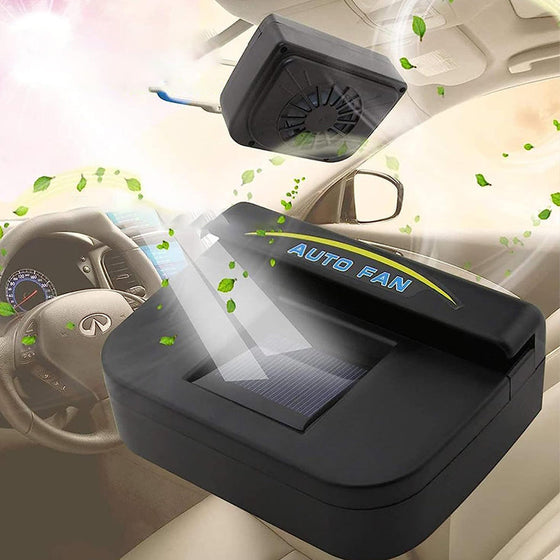 Solarbetriebener Autoventilator