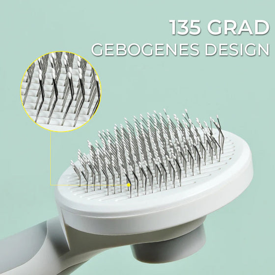 Selbstreinigende Haustierbürste