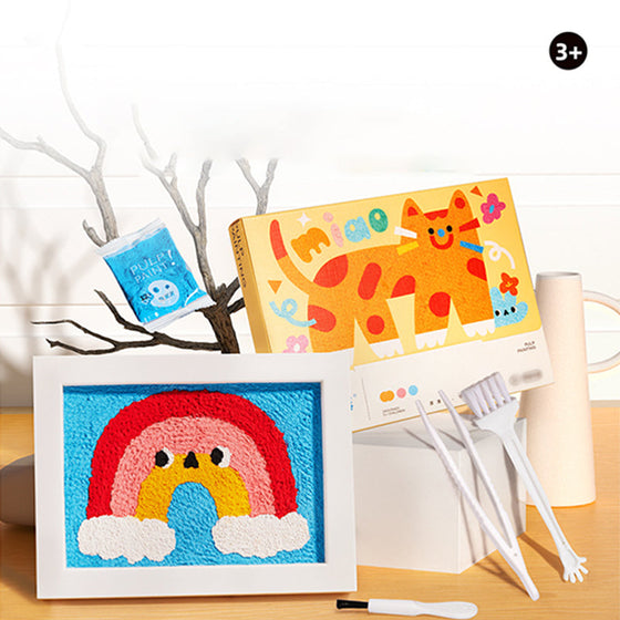 Pulp Poking Texture Painting DIY handgemachtes Spielzeug