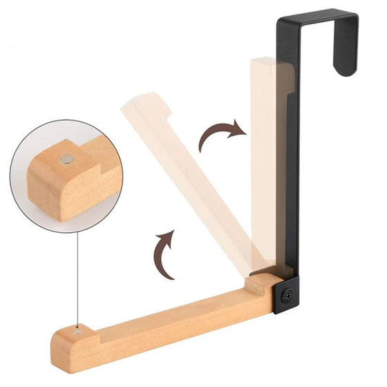 Faltbare Türhaken aus Holz