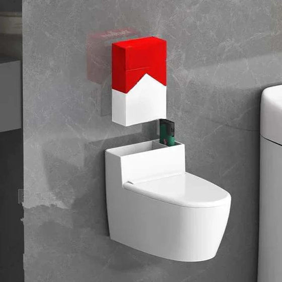 Kreative Aschenbecher-Toilettenform