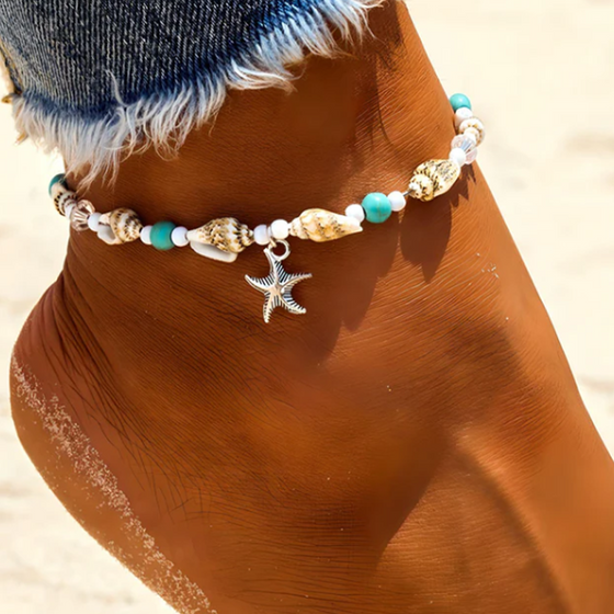 Niedliche Fußkettchen für Damen