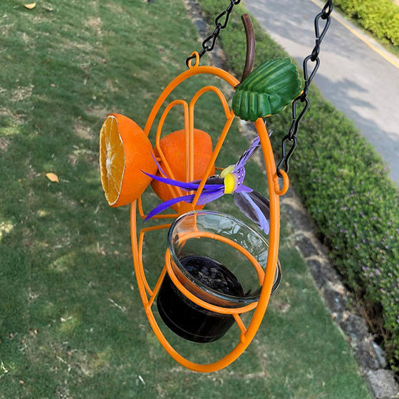 2-in-1-Vogelfutterspender zum Aufhängen