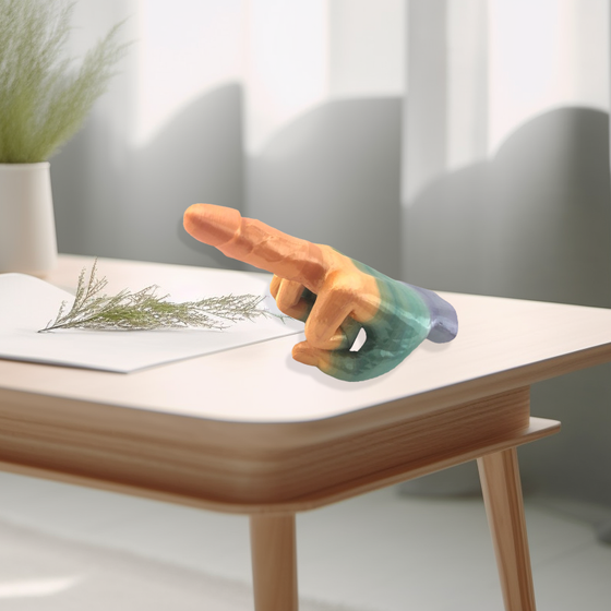 Schwanz Mittelfinger Lustiges Geschenk