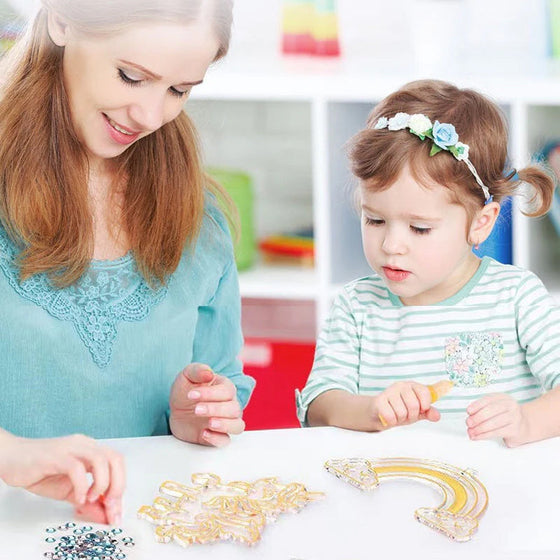 DIY Kristallfarben-Kunst- und Bastelset