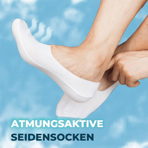 Atmungsaktive Eisseidensocken