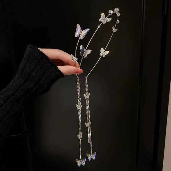 Schmetterling Quaste Haar Kristall Fee Haarband
