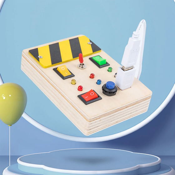 Elektronisches Busy Board für Kinder