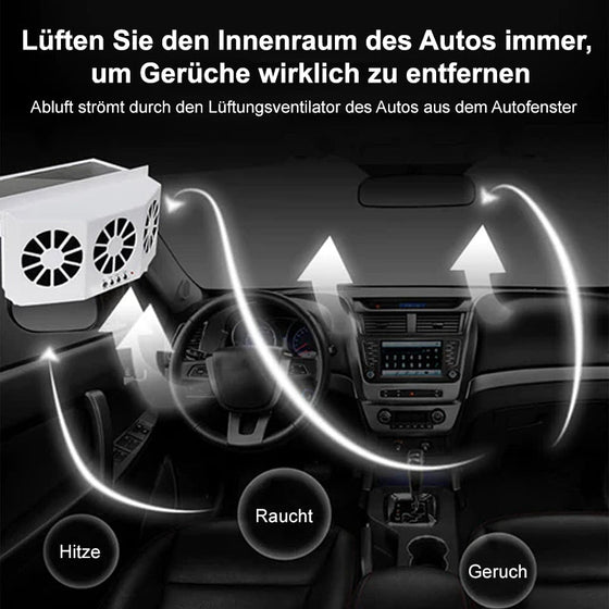 Solarbetriebener Fahrzeugabluftventilator