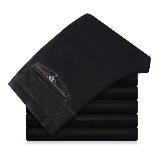 Jogginghose aus Cord mit geradem Bein