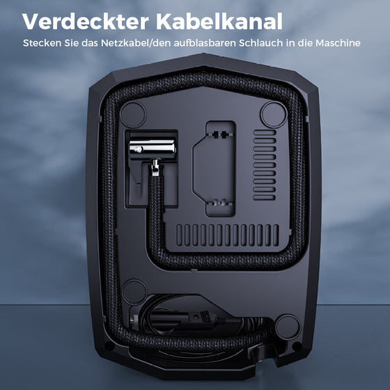 Tragbare Luftpumpe mit Digitalanzeige