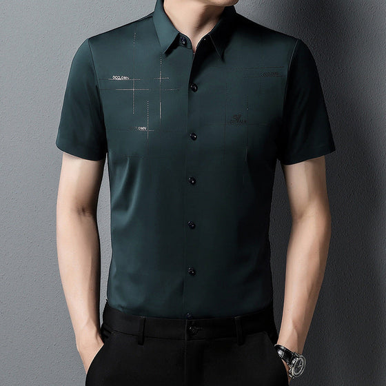 Herren-Businesshemd aus Eisseide