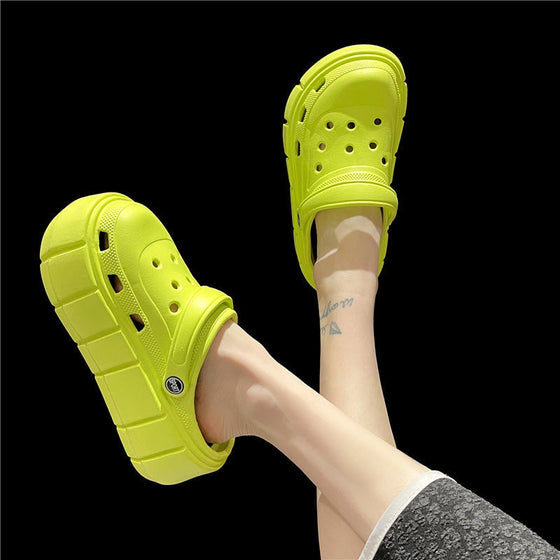 Aushöhlen Plateau Hausschuhe