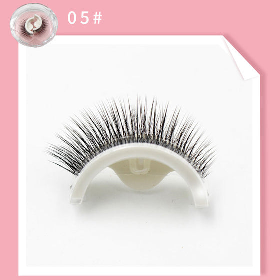 Wiederverwendbare selbstklebende Wimpern