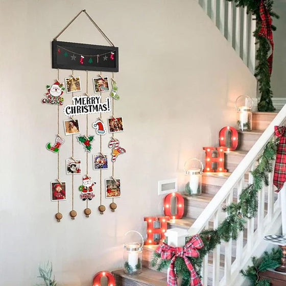 Holzbilderrahmen Collage Wanddekoration