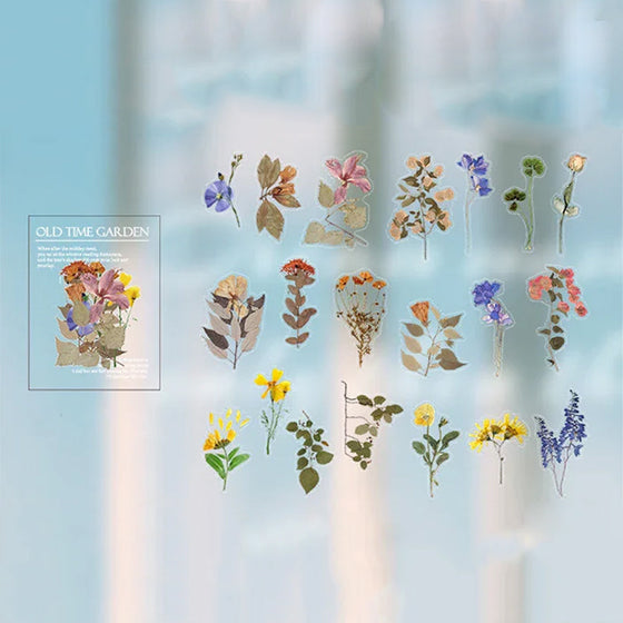 PET-Aufkleber-Set der Memory Garden-Serie