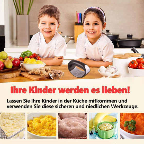 Hochwertige Knoblauchpresse aus Edelstahl