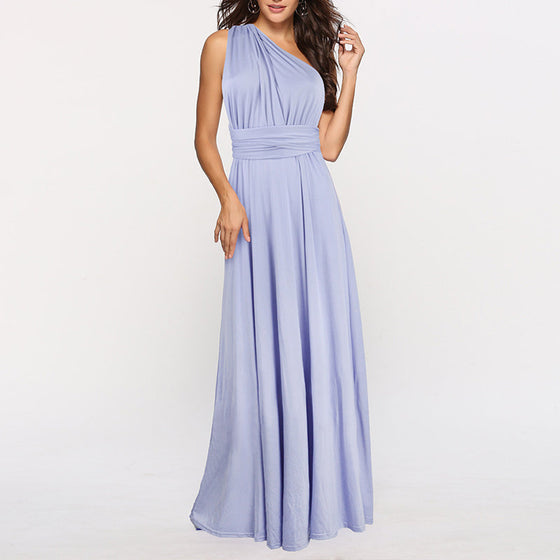 Rückenfreies Seilkreuz-Kleid