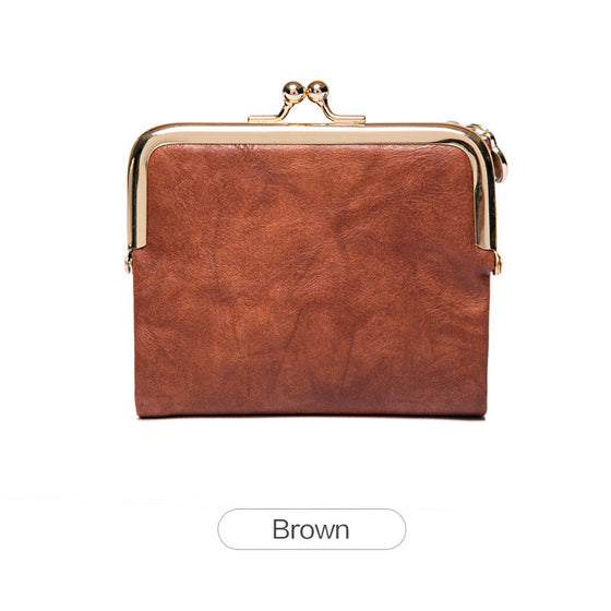 Mini Fashion Damen Quadratische Kurze Geldbörse