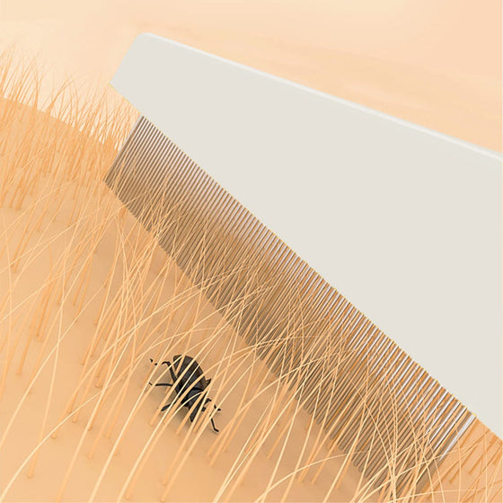 Multifunktionaler Tierhaarkamm zur Entfernung von Floh- und Tränenflecken