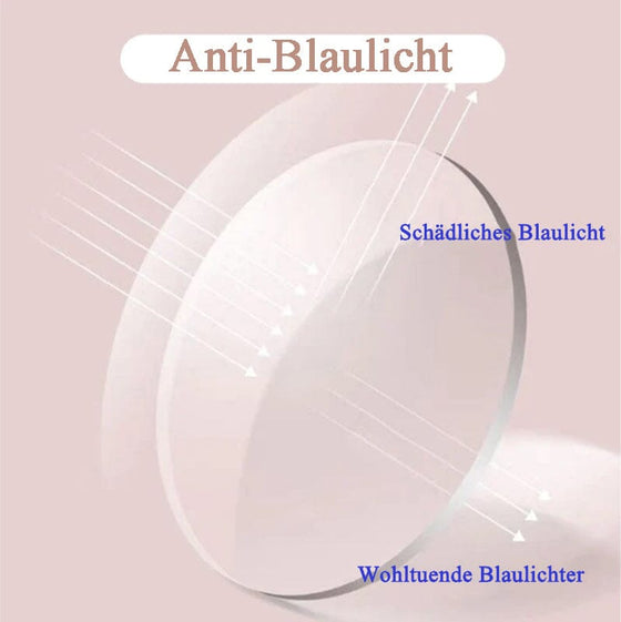 Modische randlose Anti-Blaulicht Lesebrille