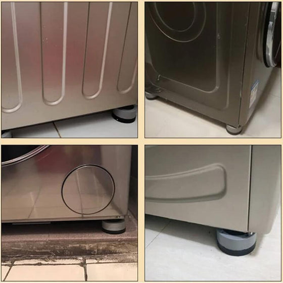 Rutschfeste und geräuschreduzierende Waschmaschinenfüße (2 STÜCK)